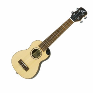 Solid Sitka/Ebony Super Soprano Uke US490CTE